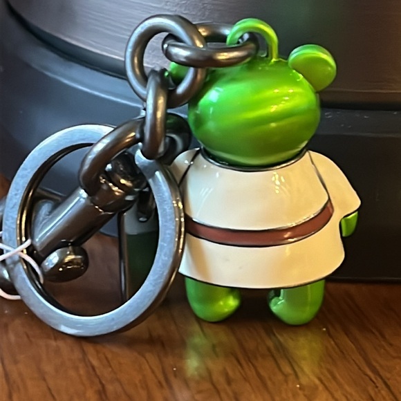 Coach New York x Star Wars Yoda Bear Trigger key chain bag charm new FOB - Picture 4 of 11